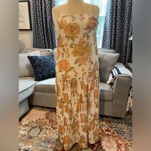 Beautiful Rebecca Taylor Wild Peony Tiered Midi Dress. Size M.